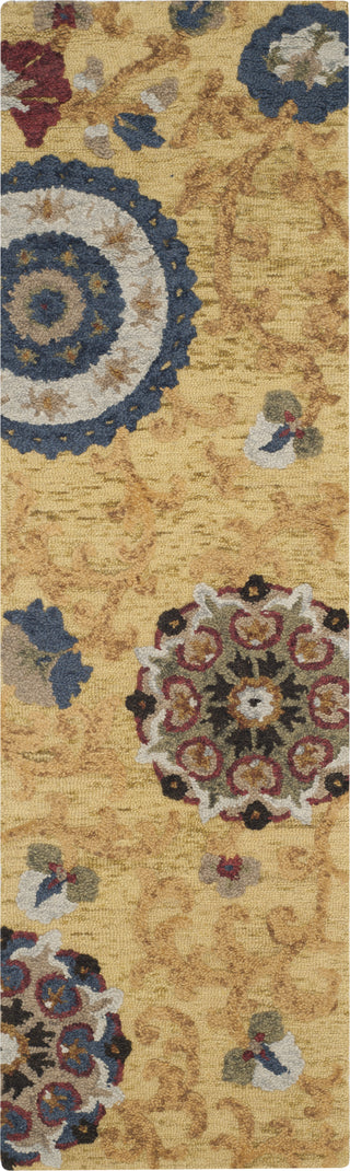 Safavieh Blossom 401 Gold/Multi Area Rug Runner