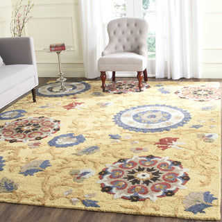 Safavieh Blossom 401 Gold/Multi Area Rug Room Scene