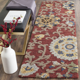 Safavieh Blossom 401 Red/Multi Area Rug Room Scene