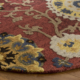 Safavieh Blossom 401 Red/Multi Area Rug Detail