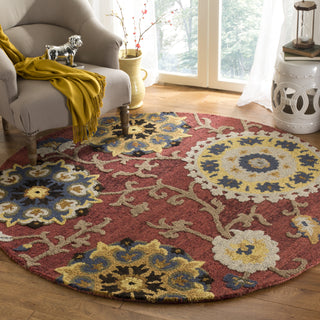 Safavieh Blossom 401 Red/Multi Area Rug Room Scene