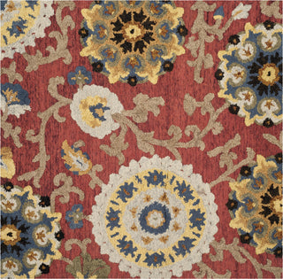 Safavieh Blossom 401 Red/Multi Area Rug Square