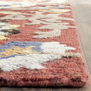 Safavieh Blossom 401 Red/Multi Area Rug Detail