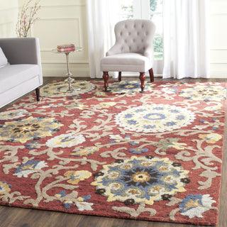 Safavieh Blossom 401 Red/Multi Area Rug Room Scene