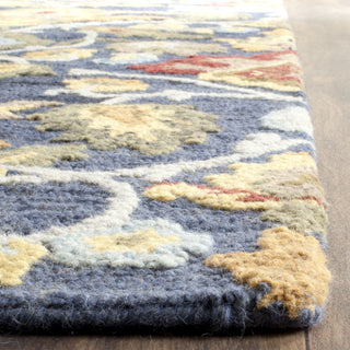 Safavieh Blossom 402 Navy/Multi Area Rug Detail