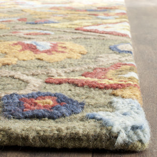 Safavieh Blossom 402 Green/Multi Area Rug Detail