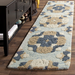 Safavieh Blossom 403 Blue/Multi Area Rug Room Scene