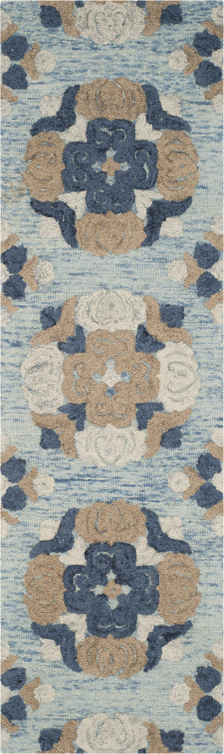 Safavieh Blossom 403 Blue/Multi Area Rug Runner