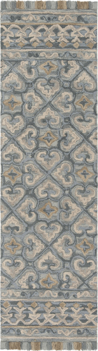 Safavieh Blossom 420 Light Beige/Blue Area Rug Runner