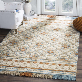 Safavieh Blossom 420 Ivory/Blue Area Rug Room Scene Feature