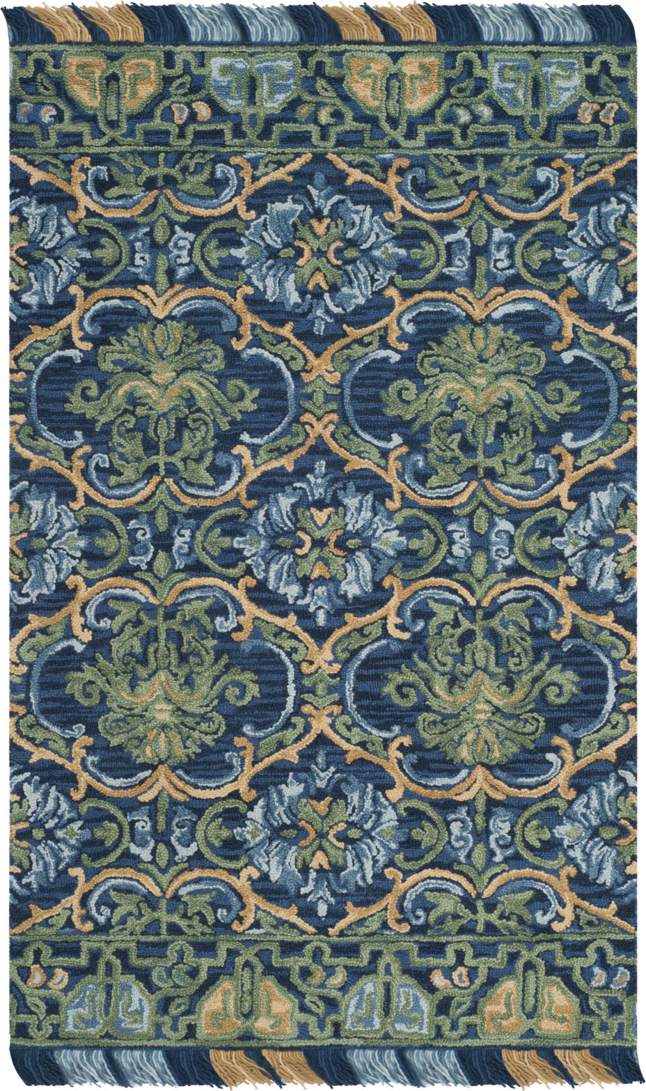 Safavieh Blossom 422 Navy/Green Area Rug – Incredible Rugs and Decor