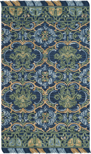 Safavieh Blossom 422 Navy/Green Area Rug main image