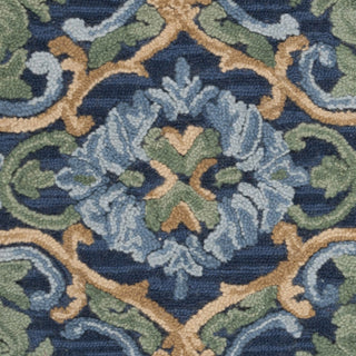 Safavieh Blossom 422 Navy/Green Area Rug 