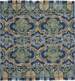 Safavieh Blossom 422 Navy/Green Area Rug Square