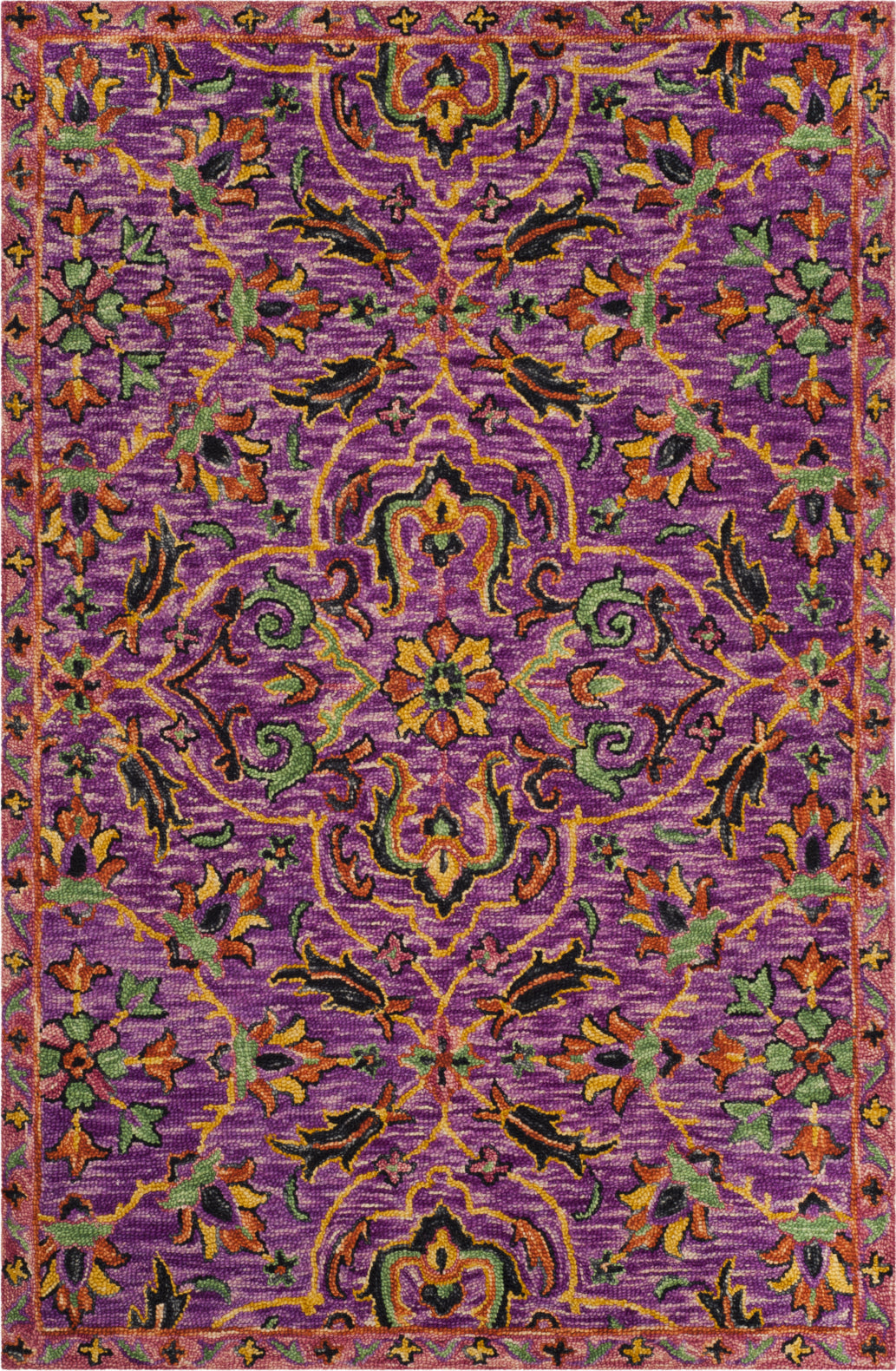 Safavieh Blossom 451 Purple/Multi Area Rug main image