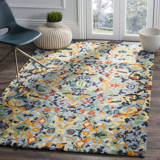 Safavieh Blossom 452 Blue/Multi Area Rug Room Scene Feature