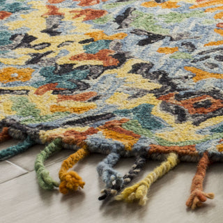 Safavieh Blossom 452 Blue/Multi Area Rug Detail