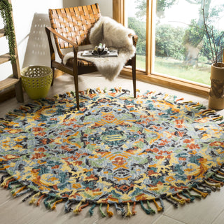 Safavieh Blossom 452 Blue/Multi Area Rug Room Scene