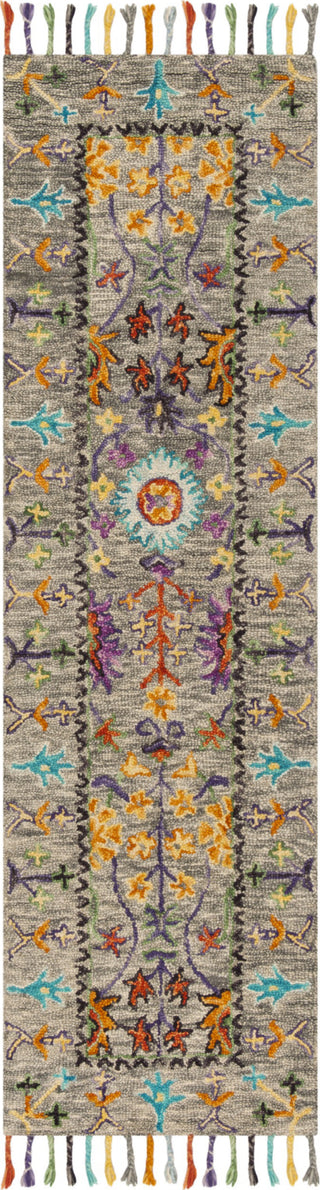 Safavieh Blossom 453 Grey/Multi Area Rug Runner