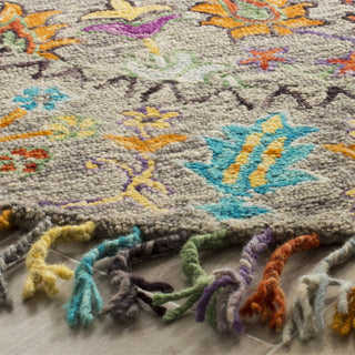 Safavieh Blossom 453 Grey/Multi Area Rug Detail