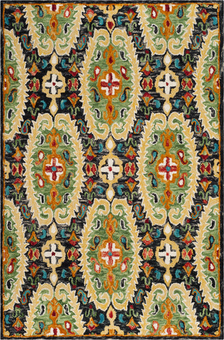 Safavieh Blossom 454 Charcoal/Gold Area Rug main image