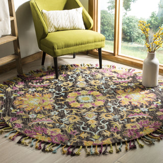 Safavieh Blossom 455 Charcoal/Multi Area Rug Room Scene