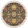 Safavieh Blossom 455 Charcoal/Multi Area Rug Round