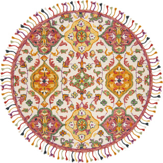 Safavieh Blossom 456 Ivory/Multi Area Rug Round