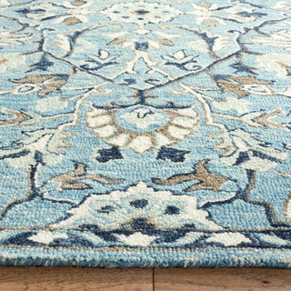 Safavieh Blossom 458 Blue/Ivory Area Rug Detail