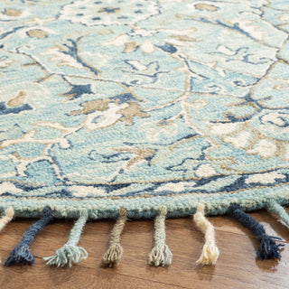 Safavieh Blossom 458 Blue/Ivory Area Rug Detail