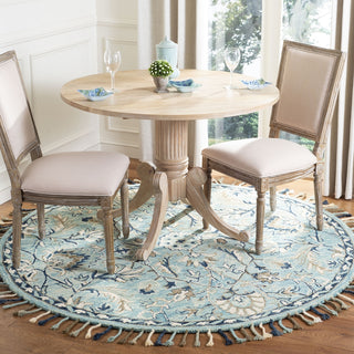 Safavieh Blossom 458 Blue/Ivory Area Rug Room Scene