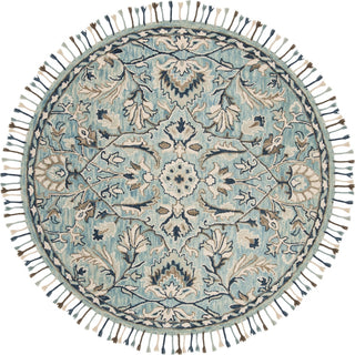 Safavieh Blossom 458 Blue/Ivory Area Rug Round