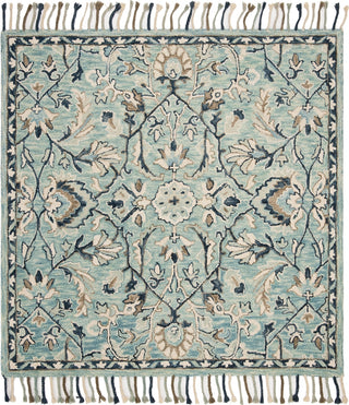 Safavieh Blossom 458 Blue/Ivory Area Rug Square