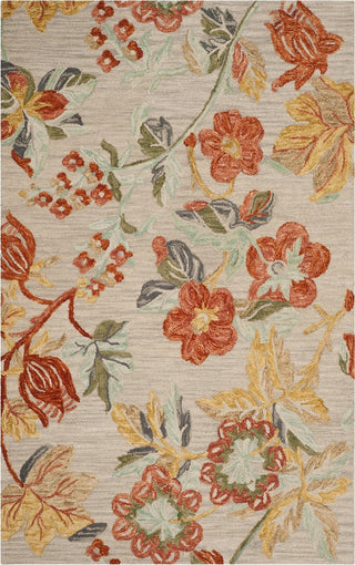 Safavieh Blossom 458 Grey/Red Area Rug main image