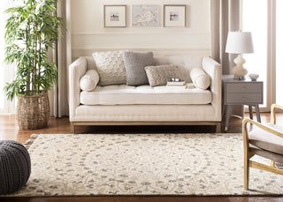 Safavieh Blossom 459 Ivory/Taupe Area Rug Room Scene