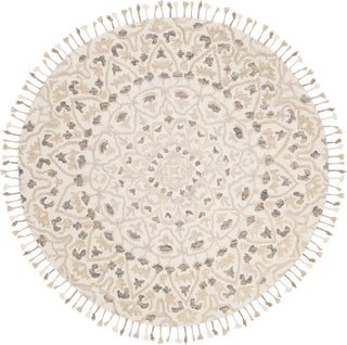 Safavieh Blossom 459 Ivory/Taupe Area Rug Round