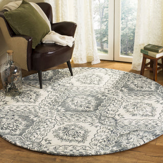 Safavieh Blossom 601 Blue/Ivory Area Rug Room Scene Feature