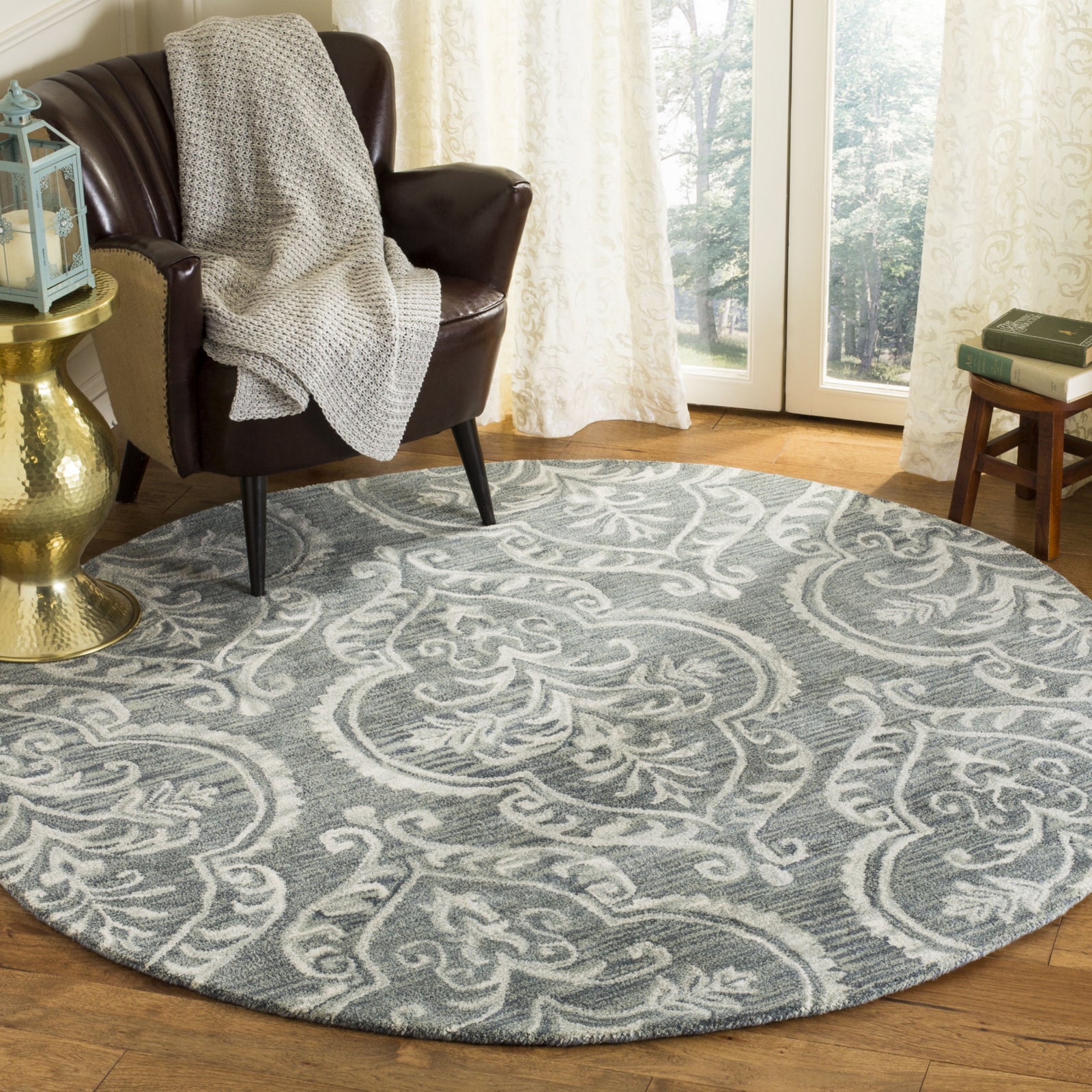 Safavieh Blossom 603 Blue/Sage Area Rug – Incredible Rugs and Decor