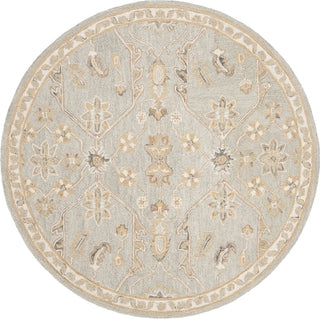 Safavieh Blossom 701 Slate/Beige Area Rug Round