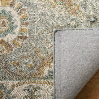 Safavieh Blossom 702 Aqua/Ivory Area Rug Backing