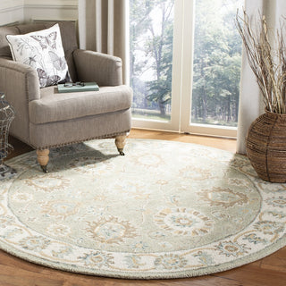 Safavieh Blossom 702 Sage/Ivory Area Rug Room Scene