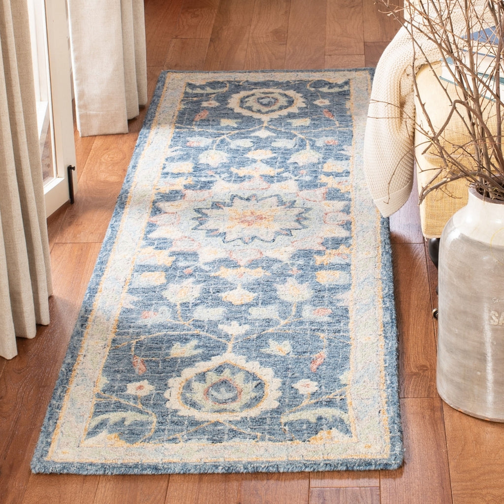 Safavieh Blossom 813 Navy/Multi Area Rug – Incredible Rugs and Decor