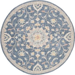 Safavieh Blossom 813 Navy/Multi Area Rug Round