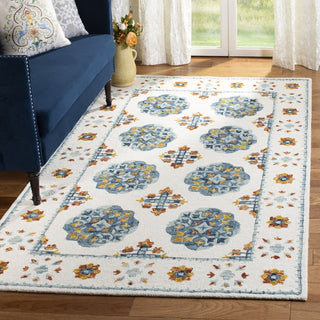 Safavieh Blossom 901 Blue/Ivory Area Rug Room Scene Feature