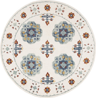 Safavieh Blossom 901 Blue/Ivory Area Rug Round