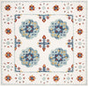 Safavieh Blossom 901 Blue/Ivory Area Rug Square