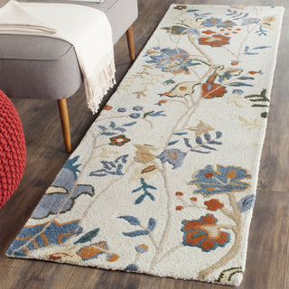 Safavieh Blossom Ivory/Blue Area Rug Room Scene Feature