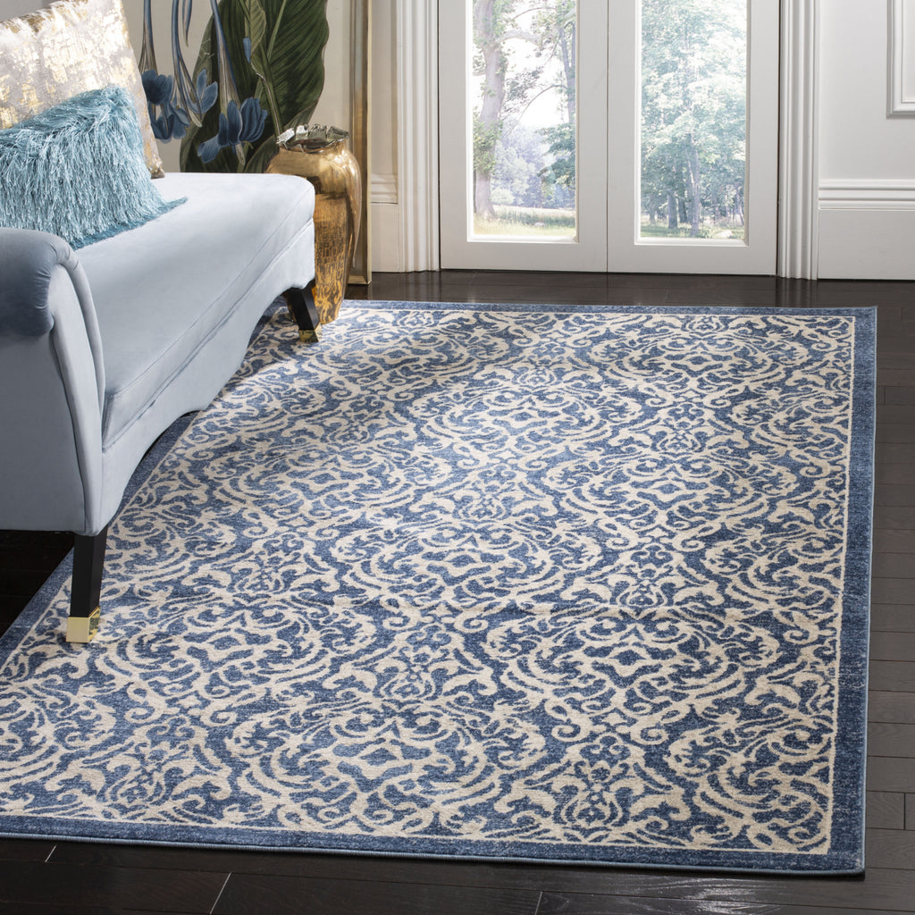 Safavieh Brentwood BNT810N Navy/Creme Area Rug  Feature