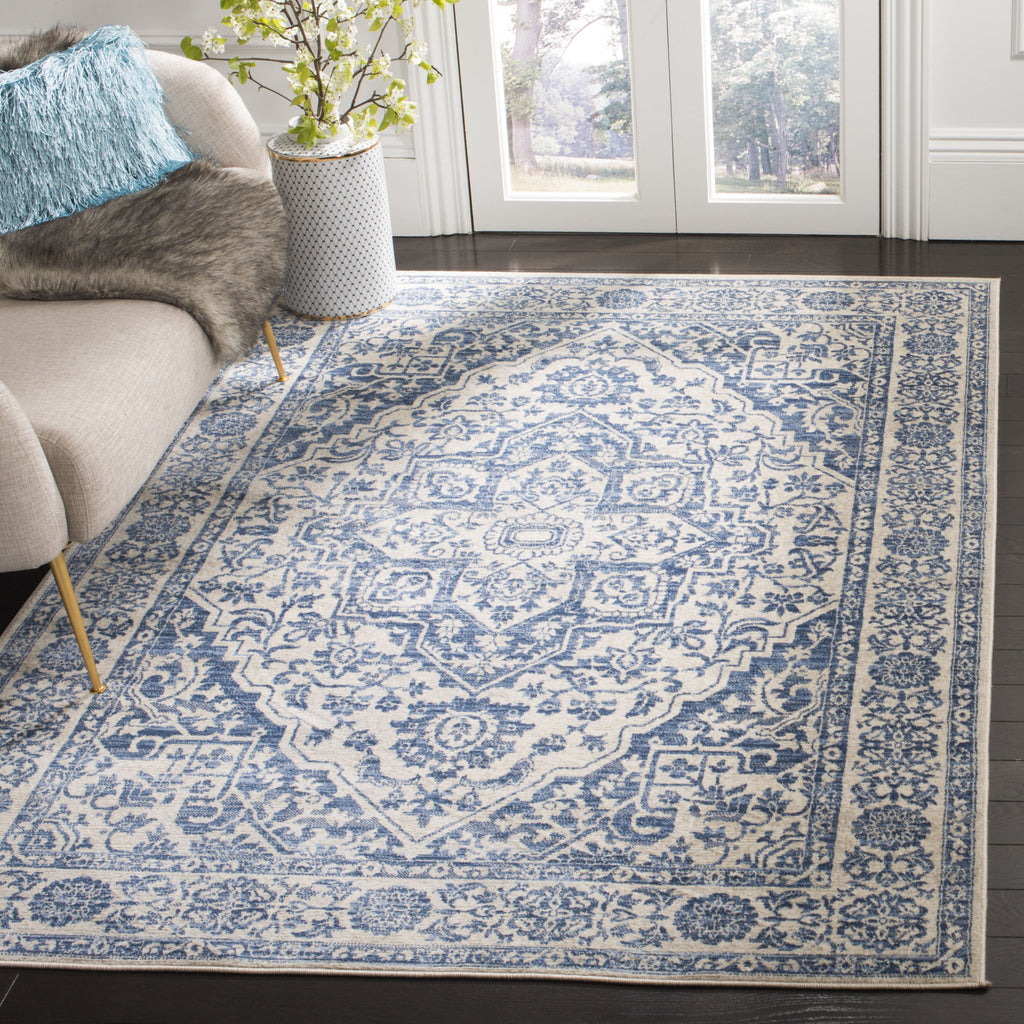 Safavieh Brentwood BNT832M Navy/Light Grey Area Rug  Feature