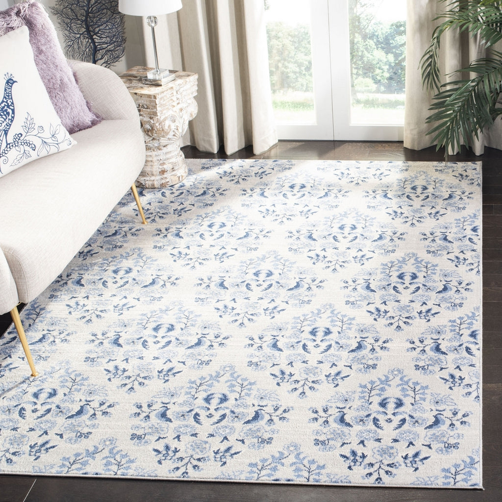 Safavieh Brentwood BNT856D Cream/Blue Area Rug Lifestyle Image Feature